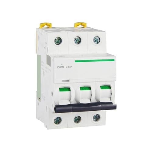 Disjoncteur IC65N 3P C63A 6kA pour sécuriser les circuits à forte charge