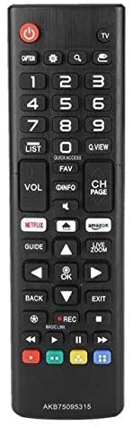 CalvasRemote Control AKB75095315 for LG HDTV Smart TV 43UH6030 43UH610 43UH6100 43UH6100UH 50UH6300UA 65UH8500 65UH8500UA