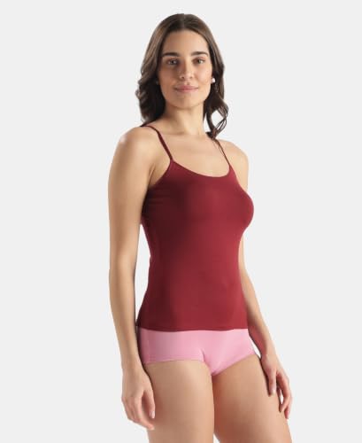 Image of Jockey 1805 Women Micro Modal Elastane Stretch Camisole with Adjustable Straps and StayFresh Treatment