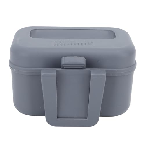 Caja de Cebo Vivo, Caja de Cebo Vivo de Pesca Portátil Contenedor de Cebo Vivo de Pesca Estación de Cebo de Pesca Impermeable a Prueba de Polvo Soporte de Cebo de Gusano (Tamaño