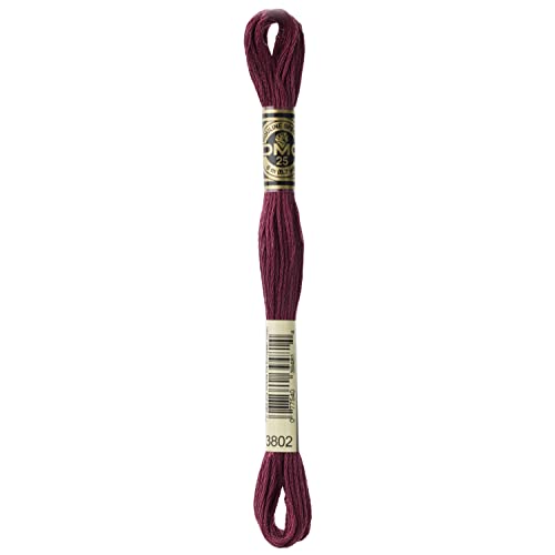 Image of DMC 6-Strand Embroidery Cotton Floss, Very Dark Antique Mauve