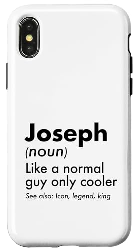 Joseph Like A Normal Guy Only Cooler Legend King �t�@�[�X�g�l�[�� �X�}�z�P�[�X iPhone X/XS �p