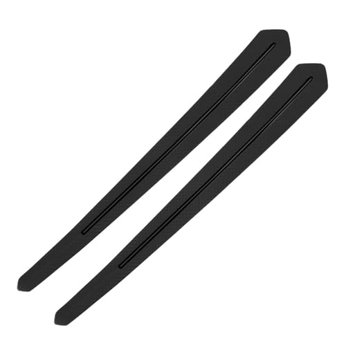 Bandes de pare-chocs voiture universelles anti-collision caoutchouc noir extérieur
