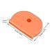 Topker 24pcs Goma Universal Semirredonda Key Caps Cubierta de la Cabeza Solid...