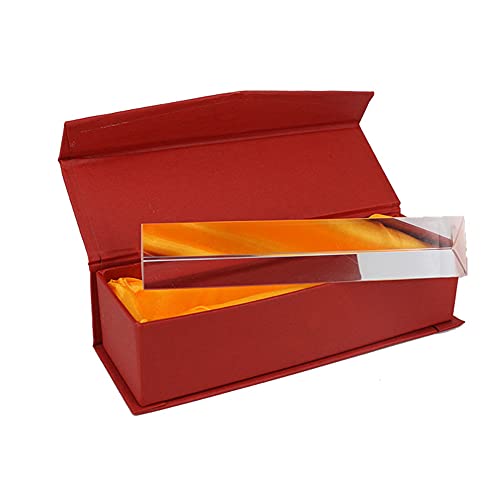 Image of Triangular Prism Optical Glass Prism Optical Glass Right Angle Triangular Prism Physical Optical Lens (10cm)