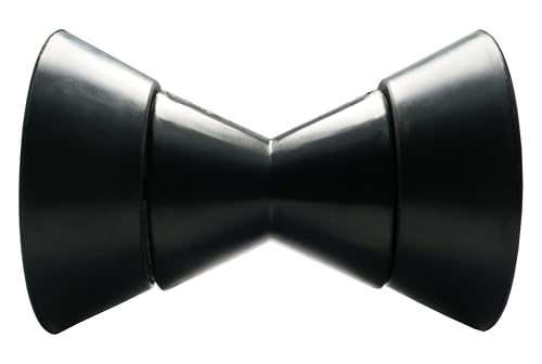MAMDAFAON Boat Trailer Roller Parts–Sturdy Bow Roller and Stop,3Inch / 4Inch Boat Trailer Roller with Spoke Fits 1/2