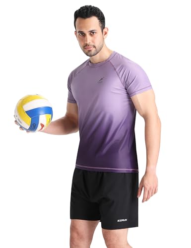 Image of Men's Swim Shirts Rash Guard UPF 50+ UV Sun Protection T-Shirt Quick Dry Fishing Beach T Shirts