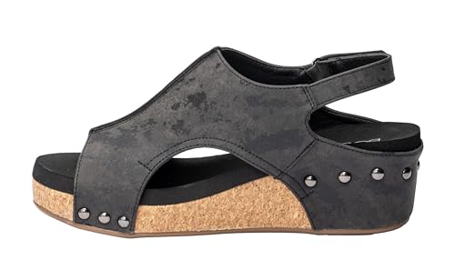 Image of Corkys Footwear Volta Wedge - Chic Elegance Meets All-Year Comfort with a 2-Inch Cork Heel and Marshmallow Insole for Stylish Everyday Wear and All-Day Comfort