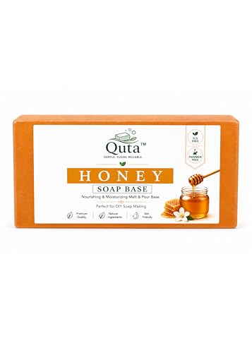 Image of Honey Glycerin Soap Base 950 g - Moisturizing Natural Melt & Pour Soap Base for DIY Handmade Soaps - SLS & Paraben Free