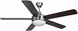 Hardware House 24-1069 Riverchase 52' Ceiling Fan with Satin Nickel Finish