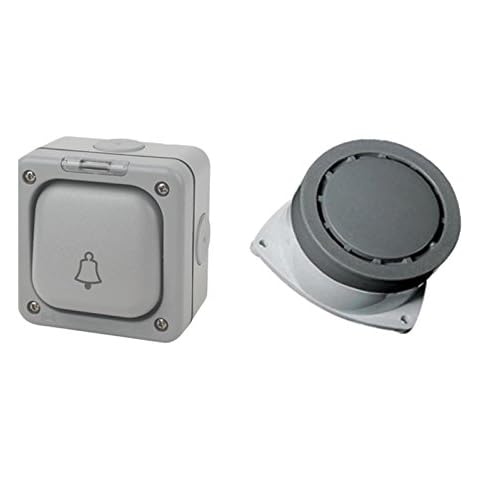 Main Power Industrial Door Bell Switch & Loud Alert Buzzer Factory Business 80DB Cover