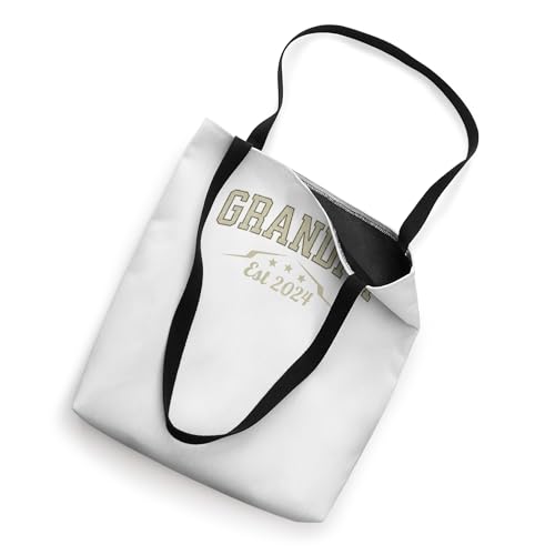 Proud New Grandpa Promoted to Grandpa Est 2024 Tote Bag