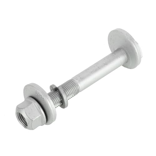 A ABSOPRO Camber Alignment Bolt No.552603R000 with Nut Gasket Rear Suspension Camber Bolt Kit for Hyundai Sonata 2005-2019 Metal Silver Tone