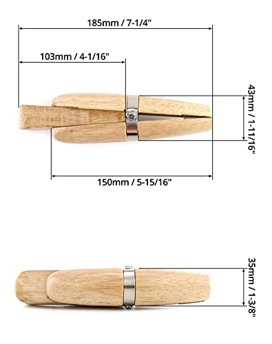 Abrazadera de anillo de madera para herramientas de joyería y reparación de grabado 7