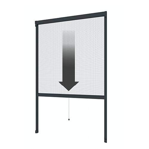 Preisvergleich Produktbild pro insect Insektenschutz-Rollo PRO für Fenster 160x160cm, anthrazit