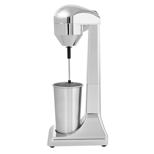 Batidora eléctrica de acero inoxidable, 220 V/100 W, batidora de bebidas de pie silenciosa, para helados, zumos de frutas, bebidas tiki y cacao