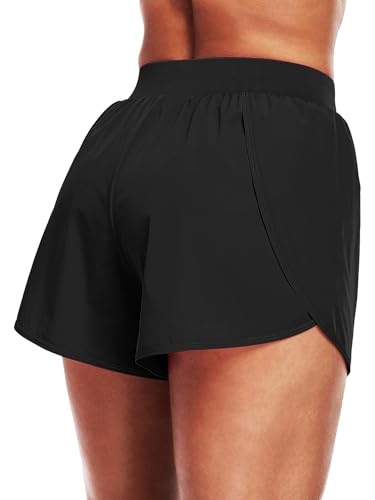 CADMUS 2 in 1 Women's Workout Shorts Athletic Gym Running Shorts with Compression Liner Brief4