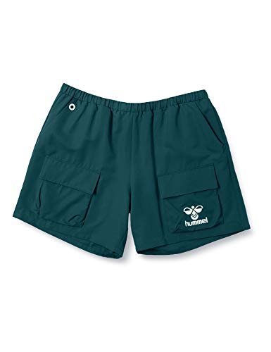 ショーツ hummel PLAY バギーショーツ HAW6172 ディープグリーン  SS