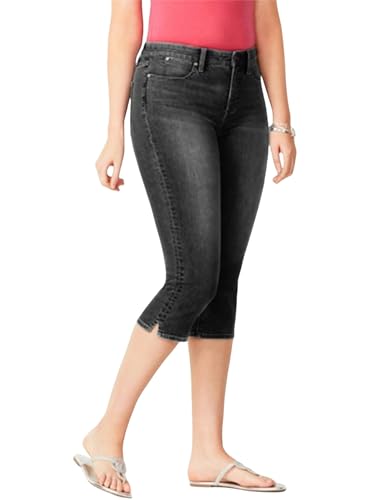 Jeans pour femmes cycliste en denim skinny taille M vêtement décontracté noir