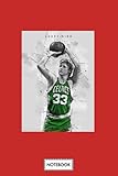 larry bird stats vs lebron james  Larry Bird Notebook: 6x9 120 Pages, Diary, Planner, Lined College Ruled Paper, Journal, Matte Finish Cover