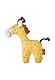 SIGIKID 41170 Rassel Giraffe Red Stars Mädchen und Jungen Babyspielzeug empfohlen ab Geburt gelb