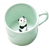 Taza de café lindo, Kawaii Panda leche té tazas de cerámica, 3D