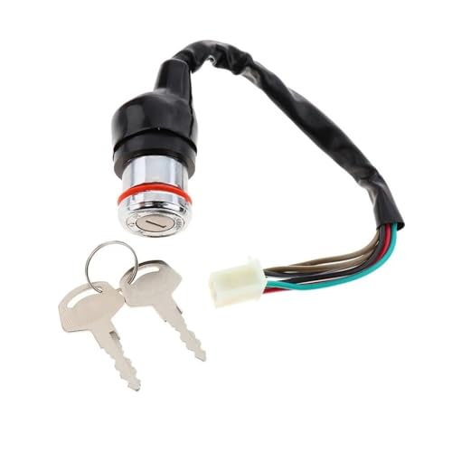 Serrure de commutateur d'allumage pour scooter GN 125 avec 2 clés de rechange