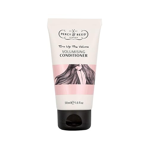 Percy & Reed Turn Up The Volume Volumising Conditioner - Adds Weightless Volume To Thin Fine Hair - Fuller and Thicker Hair. Free From Gluten, Silicones, Sulphates & Parabens. Heat Protection - 50ml