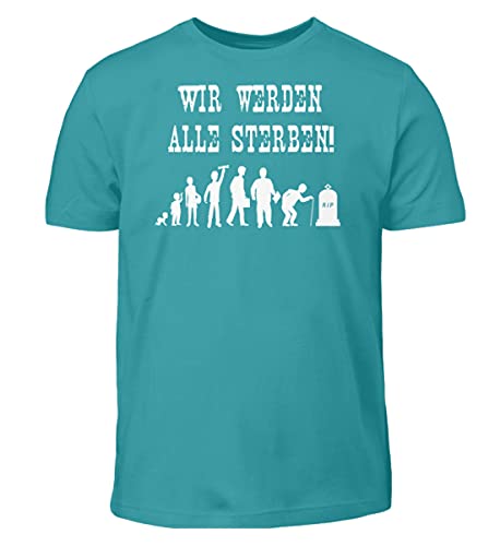T-Shirt Enfant Bleu 110-116 cm Résistant aux Taches de Peinture