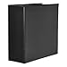 Amazon Basics Heavy-Duty D-Ring Binder - 3 Inch, Black, 2-Pack