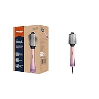 GRUNDIG HS 6482 Volumen- & Lockenstyler HS 6482, 1200 W, Keramik mit Arganöl, Ionic-Funktion, 2 Temperatur-/Luftstromstufen, Kaltstufe, ovaler Aufsatz für Locken, Wellen & Volumen, Rosa/Lila