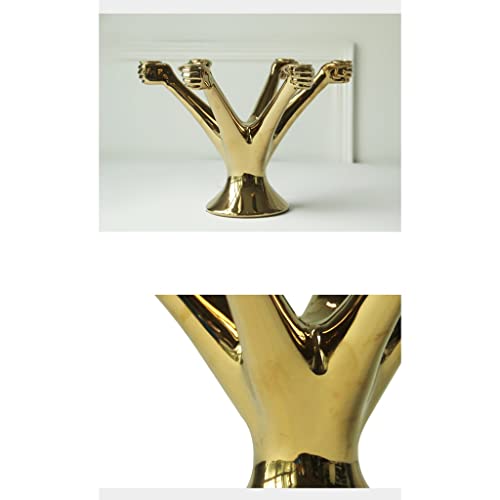 Chandelier support céramique stable contre coulures de cire - 4