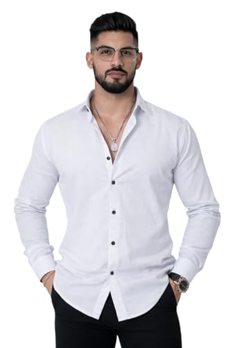 Image of Foomer Green Paisley Printed Opaque Party Shirts