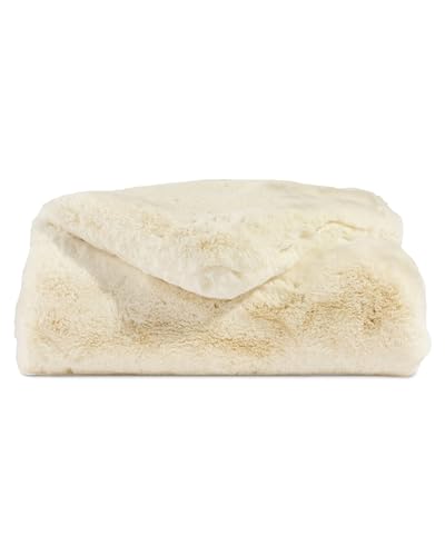 Cozy Earth Cuddle Blanket - Faux Fur Ultra-Soft Luxury Throw Blanket - Thick & Cozy Oversized Design for Lounging or Sharing - Machine Washable - Throw 60 x 50 Crme