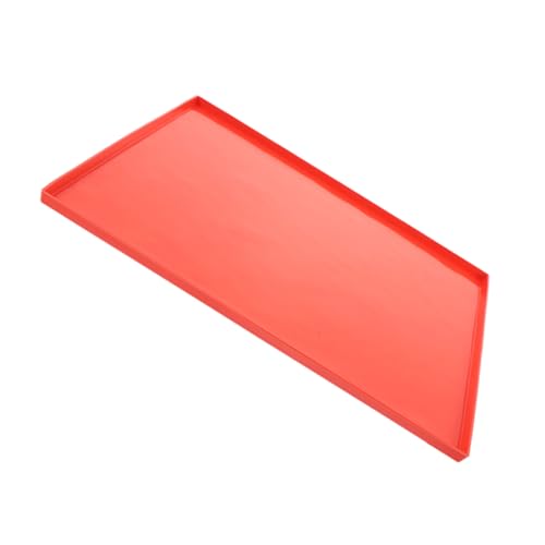 TOYANDONA Tapete de Silicona para Deshidratadora Reutilizable Resistente al Calor Compatible con Horno y Deshidratador para Secado de Frutas y Carnes Roja