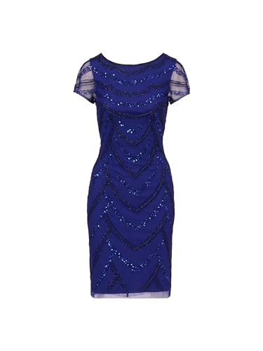 Image of Adrianna Papell Womens Beaded Cocktail Dress