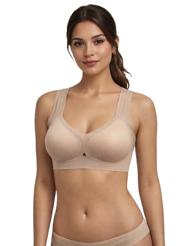 Image of Viola's Secret 6 Pack of Color Print T-Shirt Bras B Cup C Cup and D Cup