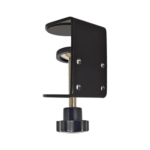 Image of Small C Clamps 2 Inch with 4 Small Holes in the Back, 1-Pack Adjustable Desk C-Clamp for Range 0.39 inch~2 inch, Versatile Clamp for Brake, Parts Assembly, Fastening, Welding, Woodwork, Metal Work