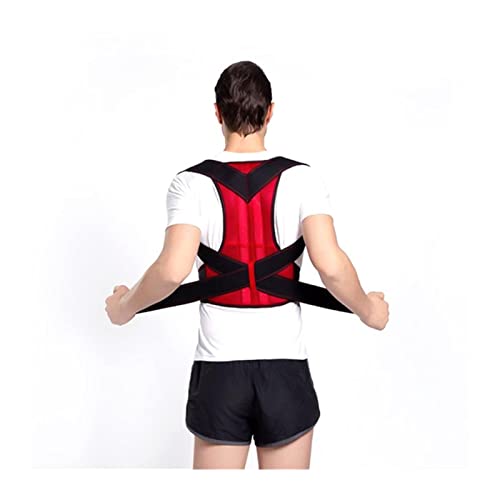 KJHFD Back Support Cinturón de corsé ortopédico de Apoyo Corrector Ajustable (Color Azul, tamaño: 3X-Larga) Back Support