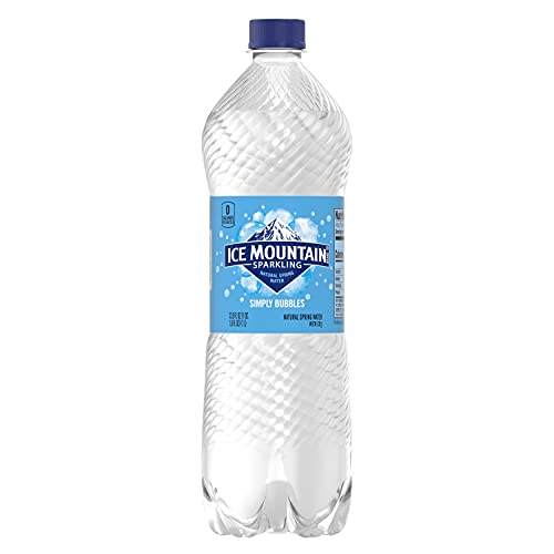Image of Ice Mountain Sparkling Water, Simply Bubbles, 33.8 oz. Bottle