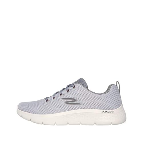 Skechers Go Walk Flex Vespid Zapatillas para Hombre, Light Gray Textile, 45.5 EU