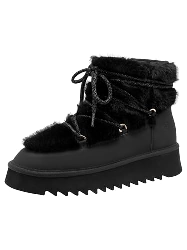 Tamaris Femme Damen WL Boot 1-26475-45 Botte de Neige, Noir, 41 EU