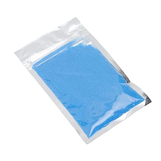 Areia colorida, areia de brincar 50g brinquedo científico reutilizável mais divertido e imaginativo para crianças no jardim(Azul)