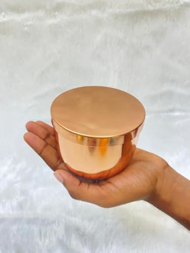Image of Non Airtight Copper plated Jar (Pack of 1) - Return Gift