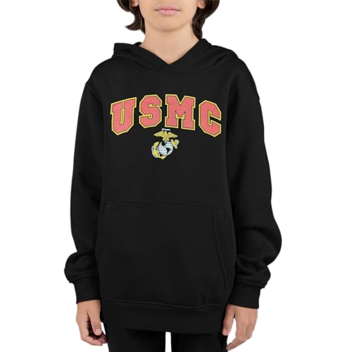 Armed Forces Gear USMC Youth Arch EGA Hood (Black)2