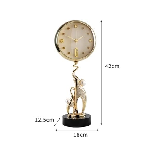 Reloj de sobremesa verde para decorar la sala de estar moderna 2