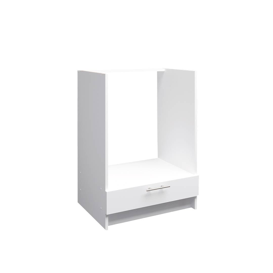 JD Greta Kitchen Base Oven Cabinet โ 600mm โ Base Kitchen Oven Unit (Without Worktop) - White Matt