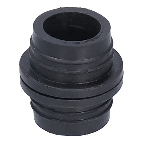 Tapones de goma para escalera de piscina 2 piezas negro miniatura 5