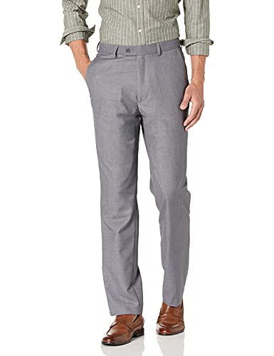 Men's Slim Fit Solid Textured Pants
