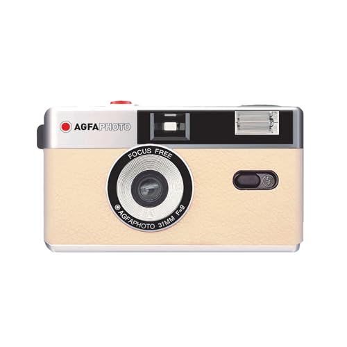 AgfaPhoto - Fotocamera analogica, 35 mm, colore: Beige